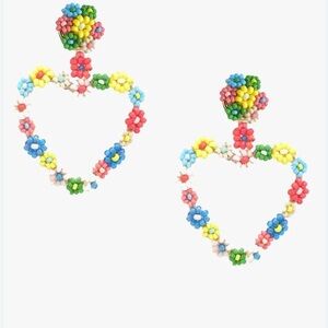 MISHKY Sublime Heart Beaded Earrings